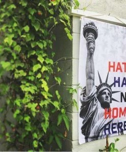 The American Store 4th Of July Flag, Fourth Of July Decoration, American Flag, Hate Has No Home Here, House Flag, Welcome Flag, Patriotic Home, Housewarming