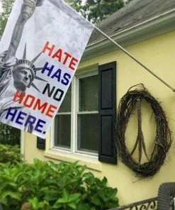 The American Store 4th Of July Flag, Fourth Of July Decoration, American Flag, Hate Has No Home Here, House Flag, Welcome Flag, Patriotic Home, Housewarming