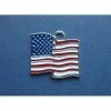 RoosTreasureTrunk 5 American Flag Charms - American Flag Pendants - American Flag - Flag Charm - Enamel Charm - 24mm X 22mm --(No.51-10258) Clothing Accessories