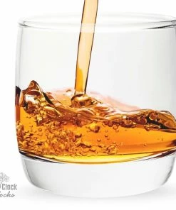 Casual Glasses 5 O'Clock Rocks 11 Oz Snifter, Perfect For Any Occasion (Set Of 2). Unique Glasses That Make A Great Gift Set Or Addition To Your Bareware.