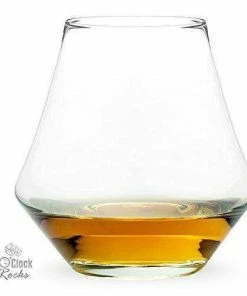 Casual Glasses 5 O'Clock Rocks 11 Oz Snifter, Perfect For Any Occasion (Set Of 2). Unique Glasses That Make A Great Gift Set Or Addition To Your Bareware.