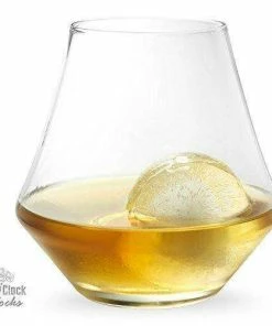 Casual Glasses 5 O'Clock Rocks 11 Oz Snifter, Perfect For Any Occasion (Set Of 2). Unique Glasses That Make A Great Gift Set Or Addition To Your Bareware.