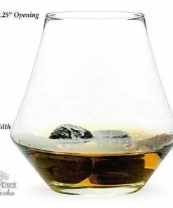 Casual Glasses 5 O'Clock Rocks 11 Oz Snifter, Perfect For Any Occasion (Set Of 2). Unique Glasses That Make A Great Gift Set Or Addition To Your Bareware.