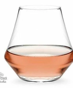 Casual Glasses 5 O'Clock Rocks 11 Oz Snifter, Perfect For Any Occasion (Set Of 2). Unique Glasses That Make A Great Gift Set Or Addition To Your Bareware.