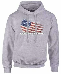 5 Star Limited Edition Vintage American Flag Hoodie Pullover Fleece For Men - Sweatshirt, Gift, Cotton Poly Blend, Ultra Soft