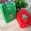 The American Store 50pcs Red/Green Christmas Gift Bags Candy Box With Snowflake Xmas Dessert Cookie Bags Christmas Decorations For Home Christmas Gift Bag Collection