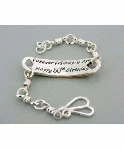 Online American Store Accessories 50th Birthday Gift For Women - Handmade Bracelet - Roman Numeral Bracelet - Birthday Gift - Gift For Her