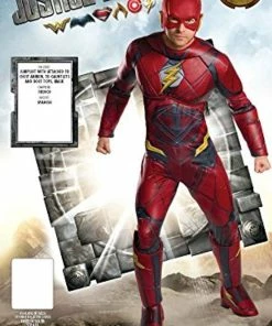 The American Store Rubie's Costume Co. Men's Justice League Deluxe Flash Costume Superheroes Mens Costumes