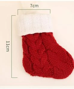 Xenon30 2pcs Xmas Decor Santa Claus Snowman Kitchen Tableware Holder Pocket Dinner Cutlery Bag Party Christmas Table Decoration Cutlery