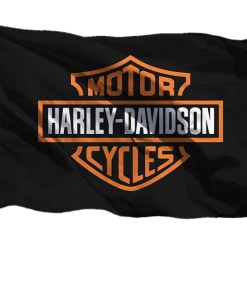 The American Store Harley Davidson Flags 3x5ft Banner For Indoor And Outdoor Decorations, Garden Decorations Flag Harley Davidson ,Camping Flag ,party Decorations