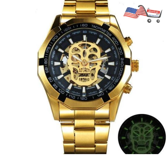Onlineamericanstore Skeleton Steampunk Auto Mechanical Mens Watch - Best Fathers Day Gift, Husband Gift, Boyfriend Gift, Anniversary Gift, Free Shipping Halloween Jewelry 4 Onlineamericanstore Skeleton Steampunk Auto Mechanical Mens Watch - Best Fathers Day Gift, Husband Gift, Boyfriend Gift, Anniversary Gift, Free Shipping Halloween Jewelry