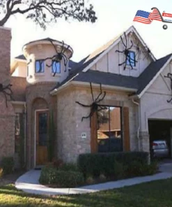 The American Store Halloween Decoration Spider 1Pieces Black Huge Spider Used For Halloween Or Parties Decoration Halloween Decorations