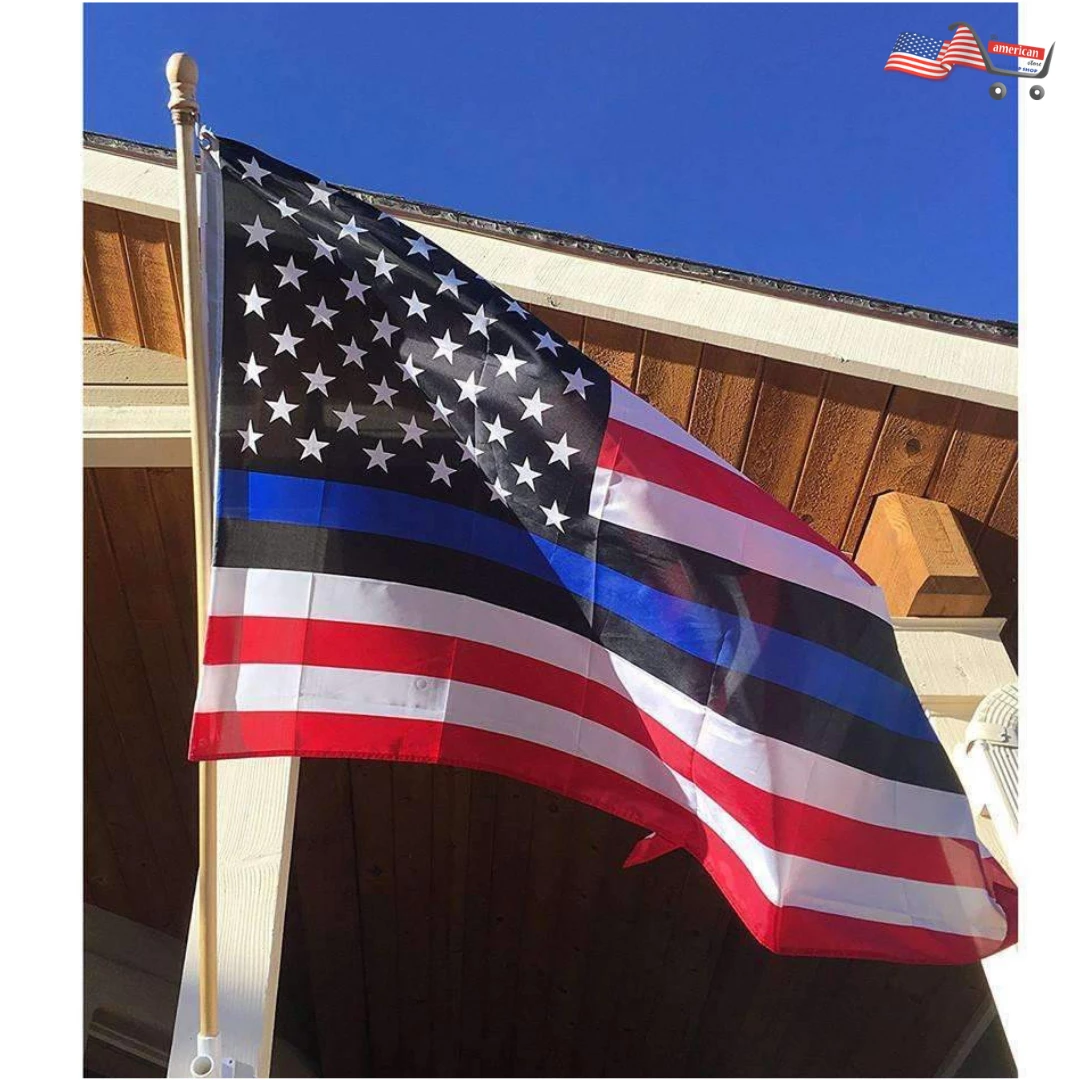 Onlineamericanstore American Flag 2017 New Arrival High Quality Red And White Stripe Flag | Thin Blue Line American Police Flag Lives 3x5 Foot Metal Grommets 7 Onlineamericanstore American Flag 2017 New Arrival High Quality Red And White Stripe Flag | Thin Blue Line American Police Flag Lives 3x5 Foot Metal Grommets