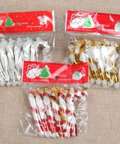 Fammily Dreeam Factory Store Christmas Ornaments 6 Pcs Christmas Candy Cane Ornaments Festival Party Xmas Tree Hanging Decoration Christmas Decoration Supplies
