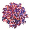 Onlineamericanstore Patriotic Theme Party Supplies 60pcs Handmade Pet Puppy Dog Cat Hair Bows For 4th Of July With Rhinestone Red White Blue Pet Hair Accessories Pet Supplies