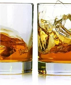 Online American Store Casual Glasses Taylor'd Milestones Whiskey Glass, Premium 11 Oz Scotch Glasses, Set Of 2 Rocks Style Glassware For Bourbon And Old Fashioned Cocktails