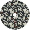 Arkansewn Halloween Decorations Halloween Tree Skirt - 47" - Haunted Houses