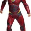 The American Store Rubie's Costume Co. Men's Justice League Deluxe Flash Costume Superheroes Mens Costumes