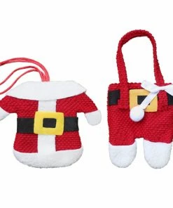 HOUSE SHOP Store 8PCS/SET Modern Design Beautiful Christmas Decorations Home Table Silverware Holder Dinnerware Decoration Holder Bag New Arrival Christmas Home Decor