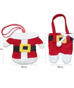 HOUSE SHOP Store 8PCS/SET Modern Design Beautiful Christmas Decorations Home Table Silverware Holder Dinnerware Decoration Holder Bag New Arrival Christmas Home Decor