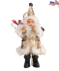 The American Store Xmas Happy Year Gift - Cute Santa Claus Doll Toy For Christmas Tree Ornaments Decoration Exquisite For Home