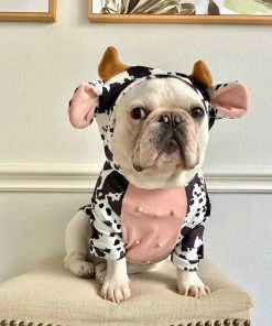 Onlineamericanstore Eeyore Halloween Pet Costume Sizes XS To XL - Cattle Milk Cow 3D