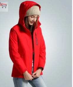 The American Store Men Winter Thick USB Heating Cotton Jacket Waterproof Windbreaker Hooded Winter Coat Men Thick Warm Mens Winter Jacket Parka