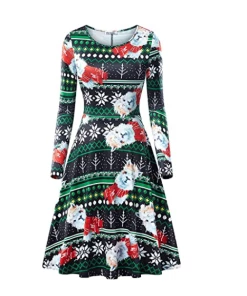 Shop4530021 Store Christmas Women Clothing 2018 Autumn Women Christmas Dress XL Plus Size New Year Festival Large Size Long Sleeve Tree Casual Vintage Winter Dress Ladies 17 Shop4530021 Store Christmas Women Clothing 2018 Autumn Women Christmas Dress XL Plus Size New Year Festival Large Size Long Sleeve Tree Casual Vintage Winter Dress Ladies