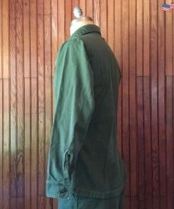 The American Store U.S. Army Medium Vietnam Era | Fatigue OG 107 | Cotton Green Sateen Shirt For Men's Vintage