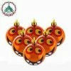 InHoo Decro Store 6pcs Halloween Accessories Party Spider Haunted House Hanging Red Eye Lob Ball Party Supplies Halloween Decor Christmas Balls