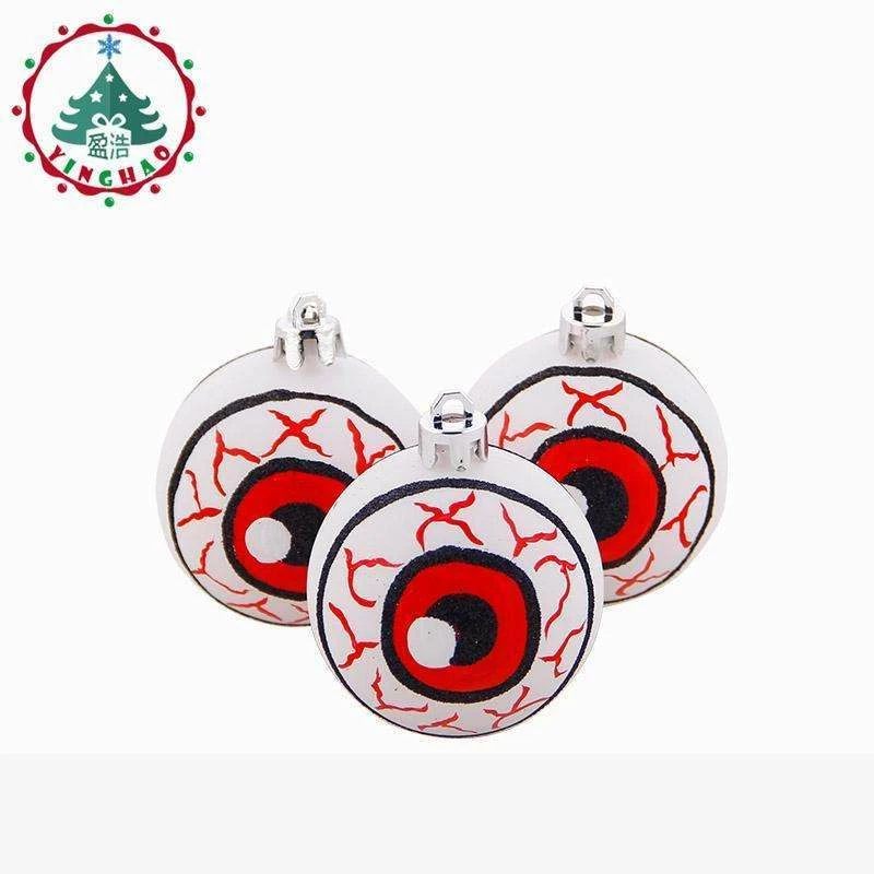 InHoo Decro Store 6pcs Halloween Accessories Party Spider Haunted House Hanging Red Eye Lob Ball Party Supplies Halloween Decor Christmas Balls 10 InHoo Decro Store 6pcs Halloween Accessories Party Spider Haunted House Hanging Red Eye Lob Ball Party Supplies Halloween Decor Christmas Balls