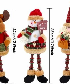 Wenyida Store Santa Claus Snowman Reindeer Christmas Ornaments Home Door Decoration New Year Christmas Decorations Ornaments For Home Christma
