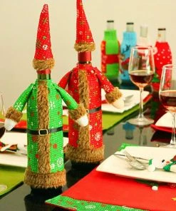 Applique Art Store Urijk Wine Cover Bottle Bags Christmas Dinner Party Table Decorations For Home Santa Claus Snowman Gift New Year Party Supplies 13 Applique Art Store Urijk Wine Cover Bottle Bags Christmas Dinner Party Table Decorations For Home Santa Claus Snowman Gift New Year Party Supplies