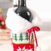 Shop4436019 Store Christmas Snowman Decorations Red Wine Bottle Cover Bags Decoration Home Party Santa Claus Christmas Packaging Christmas Merry Christmas Decoration