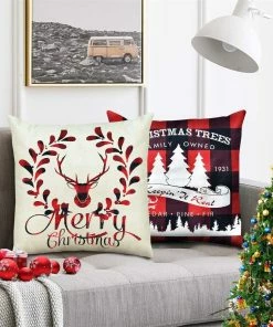 PATIMATE Store PATIMATE Red Santa Noel Pillowcase Christmas 2018 Merry Christmas Ornaments Christmas Decor For Home Happy New Year 2019 Navidad Christmas Home Decor