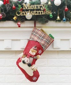 Shop4436019 Store Christmas Snowman Decorations Red Wine Bottle Cover Bags Decoration Home Party Santa Claus Christmas Packaging Christmas Merry Christmas Decoration