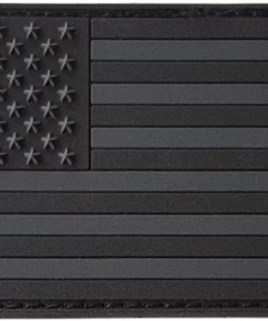 Onlineamericanstore All Black ACU Dark Subdued American Flag Rifle Badge