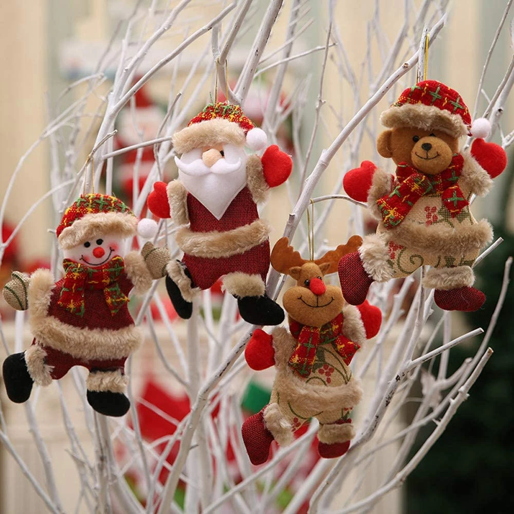 Online American Store 2021 Christmas Decorations,4 Pack Xmas Tree Decorations Christmas Ornaments Gift Santa Claus Snowman Tree Toy Doll Hang Decor Merry Christmas Decorative Pendants Party Decor Gifts Home Bedroom (4pc) 5 Online American Store 2021 Christmas Decorations,4 Pack Xmas Tree Decorations Christmas Ornaments Gift Santa Claus Snowman Tree Toy Doll Hang Decor Merry Christmas Decorative Pendants Party Decor Gifts Home Bedroom (4pc)