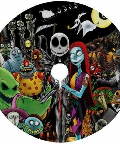 Arkansewn Halloween Decorations Halloween Tree Skirt - 47