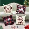 PATIMATE Store PATIMATE Red Santa Noel Pillowcase Christmas 2018 Merry Christmas Ornaments Christmas Decor For Home Happy New Year 2019 Navidad Christmas Home Decor