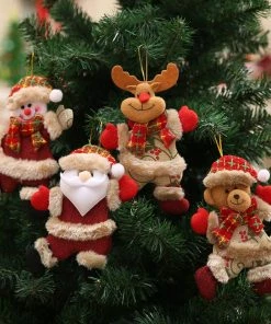 Online American Store 2021 Christmas Decorations,4 Pack Xmas Tree Decorations Christmas Ornaments Gift Santa Claus Snowman Tree Toy Doll Hang Decor Merry Christmas Decorative Pendants Party Decor Gifts Home Bedroom (4pc) 9 Online American Store 2021 Christmas Decorations,4 Pack Xmas Tree Decorations Christmas Ornaments Gift Santa Claus Snowman Tree Toy Doll Hang Decor Merry Christmas Decorative Pendants Party Decor Gifts Home Bedroom (4pc)