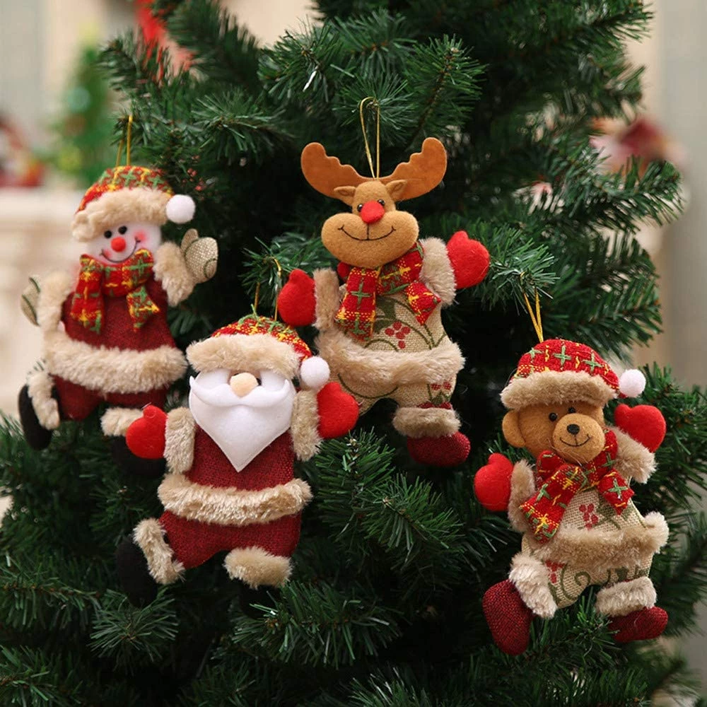 Online American Store 2021 Christmas Decorations,4 Pack Xmas Tree Decorations Christmas Ornaments Gift Santa Claus Snowman Tree Toy Doll Hang Decor Merry Christmas Decorative Pendants Party Decor Gifts Home Bedroom (4pc) 6 Online American Store 2021 Christmas Decorations,4 Pack Xmas Tree Decorations Christmas Ornaments Gift Santa Claus Snowman Tree Toy Doll Hang Decor Merry Christmas Decorative Pendants Party Decor Gifts Home Bedroom (4pc)