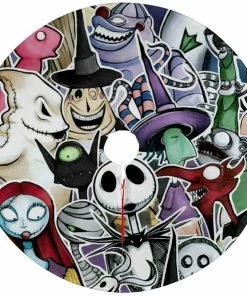 Arkansewn Halloween Decorations Halloween Tree Skirt - 47
