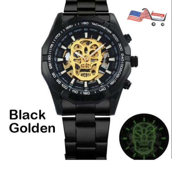 Onlineamericanstore Skeleton Steampunk Auto Mechanical Mens Watch - Best Fathers Day Gift, Husband Gift, Boyfriend Gift, Anniversary Gift, Free Shipping Halloween Jewelry 10 Onlineamericanstore Skeleton Steampunk Auto Mechanical Mens Watch - Best Fathers Day Gift, Husband Gift, Boyfriend Gift, Anniversary Gift, Free Shipping Halloween Jewelry