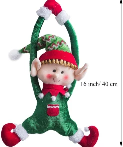 The American Store Elf Christmas Tree Ornaments Santa Claus Plush Hanging Party Favor Christmas Tree Decoration