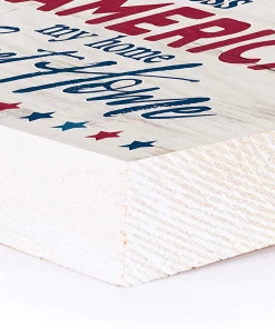 EddieBoyDesigns God Bless America My Home Sweet Home, America Wood Sign, Patriotic Wall Art, 4th Of July Sign, Patriotic Wood Decor 8 EddieBoyDesigns God Bless America My Home Sweet Home, America Wood Sign, Patriotic Wall Art, 4th Of July Sign, Patriotic Wood Decor