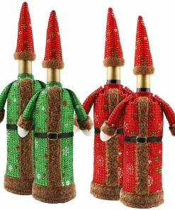Applique Art Store Urijk Wine Cover Bottle Bags Christmas Dinner Party Table Decorations For Home Santa Claus Snowman Gift New Year Party Supplies 14 Applique Art Store Urijk Wine Cover Bottle Bags Christmas Dinner Party Table Decorations For Home Santa Claus Snowman Gift New Year Party Supplies