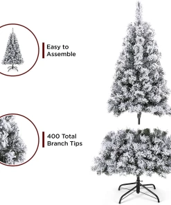 GLOBO MEJOR Store Mini Christmas Tree Artificial Flocking Snow Christmas Tree LED Multicolor Lights Holiday Decoration Arbol De Navidad 19 GLOBO MEJOR Store Mini Christmas Tree Artificial Flocking Snow Christmas Tree LED Multicolor Lights Holiday Decoration Arbol De Navidad