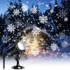 ZINUO Factory Store Christmas Laser Projector Animation Effect IP65 Indoor/Outdoor Led Snowflake Projector Lights Laser Christmas Lights