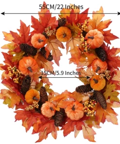 The American Store Pumpkin Wreath 20